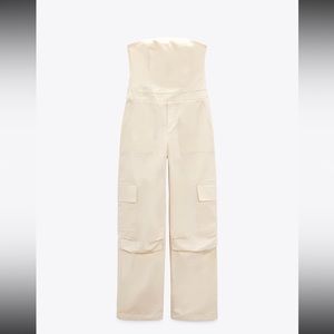 Zara strapless jumpsuit